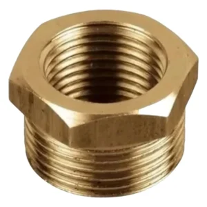 Buje Reducción Bronce Rosca Macho Hembra  3/4 X 1/2 "