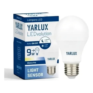 Lampara LED  CON FOTOCELULA  "9W"
