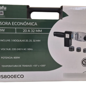 Termofusora Eco 800w Cafu + Boquillas + Maletín CafuPlus