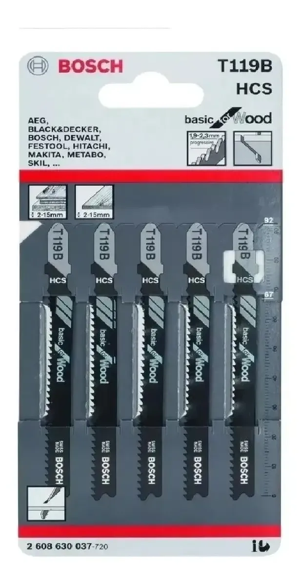 SIERRA PARA CALADORA- BOSCH X 5 UND